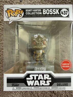 Funko Star Wars Bossk Pop! Deluxe Figure - Yellow, Olive-Green, Orange Eyes